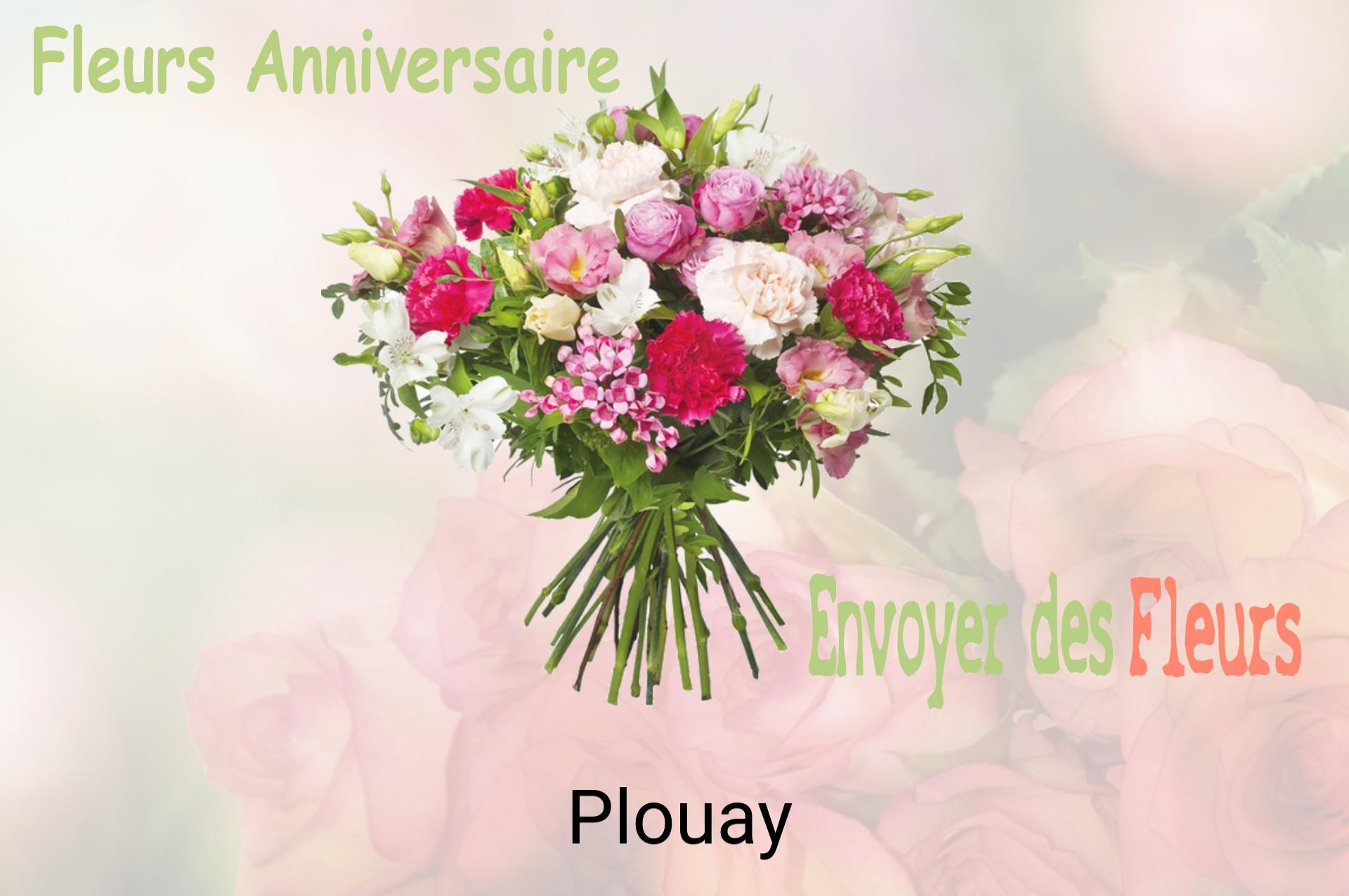 Bouquet de fleurs d’anniversaire livré à Plouay